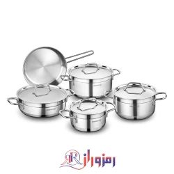 سرویس قابلمه 9 پارچه استیل کرکماز مدل 1660 (اصلی)